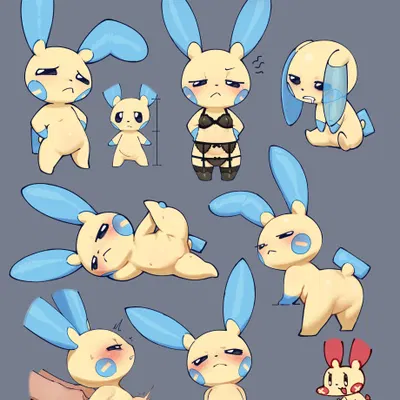 nintendo, pokemon created by azuu