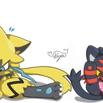 nintendo, pokemon created by razuneku