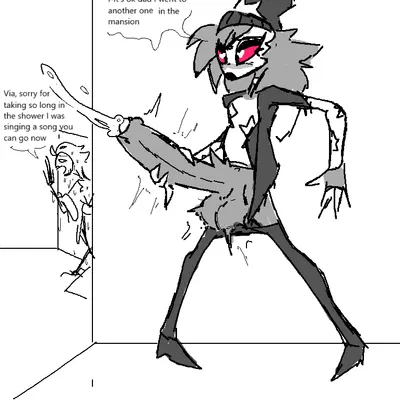 octavia (helluva boss), stolas (helluva boss) (hellaverse, helluva boss) created by eviltqf