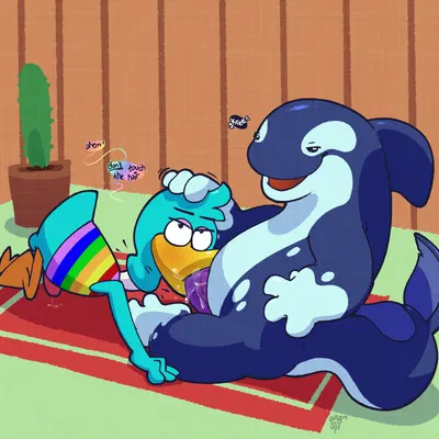 orcane, queer duck (character) (queer duck (series), rivals of aether) created by argon vile