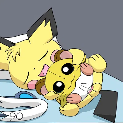 penelope (hamtaro), sparks pichu (hamtaro (series), nintendo) created by pichu90
