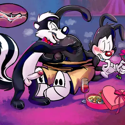 pepe le pew, yakko warner (animaniacs, looney tunes) created by james murray