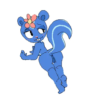 petunia (htf) (happy tree friends) created by myra (artist)