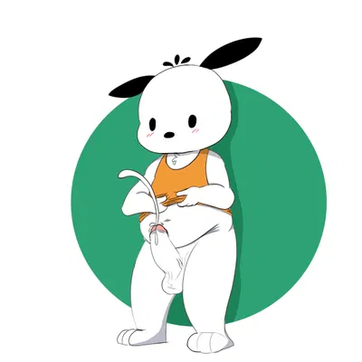 pochacco (hello kitty (series), sanrio) created by twerpishimp
