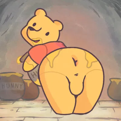 pooh bear (disney, winnie the pooh (franchise)) created by jellybeankofi