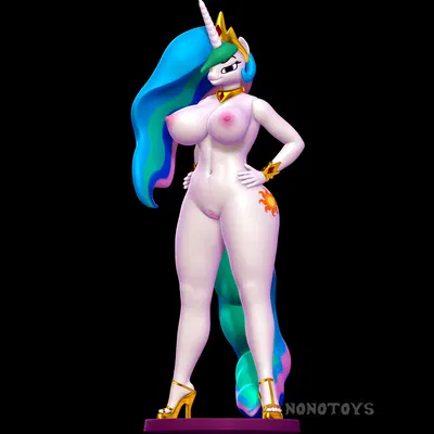 princess celestia (mlp) (friendship is magic, hasbro) created by nonotoys