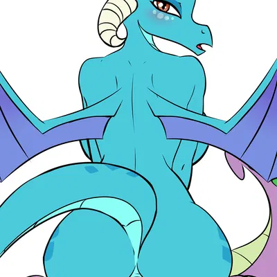 princess ember (mlp), spike (mlp) (friendship is magic, hasbro) created by pia-sama