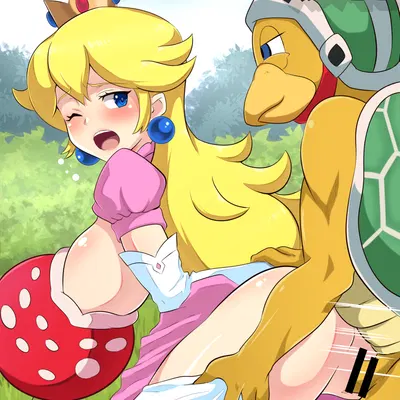 princess peach (mario bros, nintendo) created by hameneko