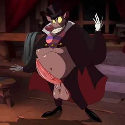 professor padraic ratigan (disney, the great mouse detective) created by hwantsarts