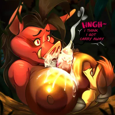 pumbaa, timon (disney, the lion king) created by gutsko og, joelasko