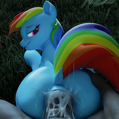 rainbow dash (mlp) (friendship is magic, hasbro) created by neondonut
