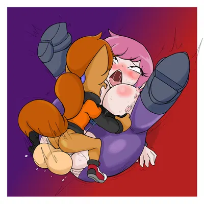 ramona flowers, xavier jascoe (scott pilgrim (series)) created by jascoe-sauce