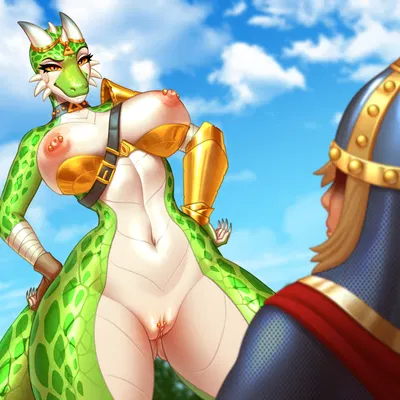 ratibor, veinte (humans are not that against lizardwomen) created by beavertyan