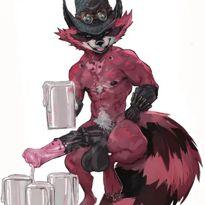 rocket raccoon (guardians of the galaxy, marvel) created by concosive