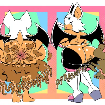 rouge the bat (sega, sonic the hedgehog (series)) created by ineptoutcast (artist)