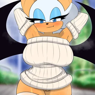 rouge the bat (sega, sonic the hedgehog (series)) created by lawgx