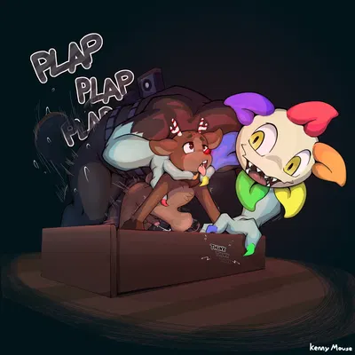 rudie (dandy's world), t.dandy (dandy's world) (blushcrunch studio, dandy's world) created by mouse kenny