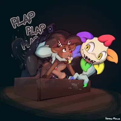 rudie (dandy's world), t.dandy (dandy's world) (blushcrunch studio, dandy's world) created by mouse kenny