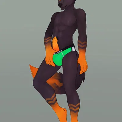 saberleo (character) created by esterr (artist)