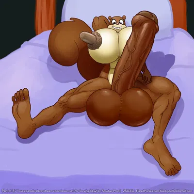 sandy cheeks (nickelodeon, spongebob squarepants) created by smudge proof