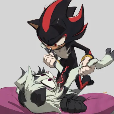 shadow the hedgehog (sega, sonic the hedgehog (series)) created by thehumancopier