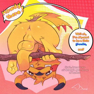 sheriff macaroni (nintendo, pokemon) created by spooky dune