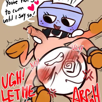 shrimpo (dandy's world), tisha (dandy's world) (blushcrunch studio, dandy's world) created by kahl (artist)