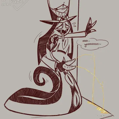 sir pentious (hazbin hotel) (hazbin hotel, hellaverse) created by littlestfuzz