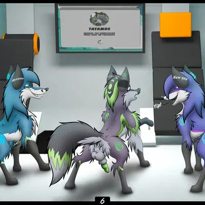 skyli, tatanos, zatch (sirfox) created by srfx18