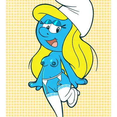 smurfette (the smurfs) created by mr harinezumi