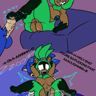 sonic the hedgehog, surge the tenrec (idw publishing, sega) created by chibitay