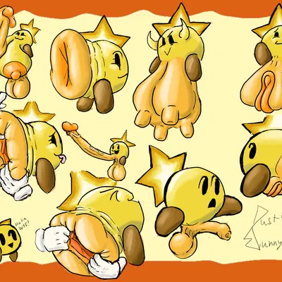 starlow (mario and luigi (series), mario bros) created by dustbunny404