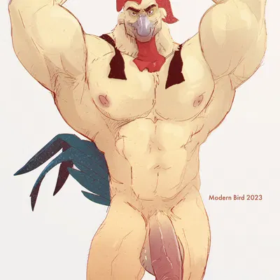 steelbeak (darkwing duck, disney) created by modern bird