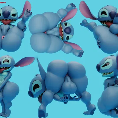 stitch (lilo and stitch) (disney, lilo and stitch) created by camseven