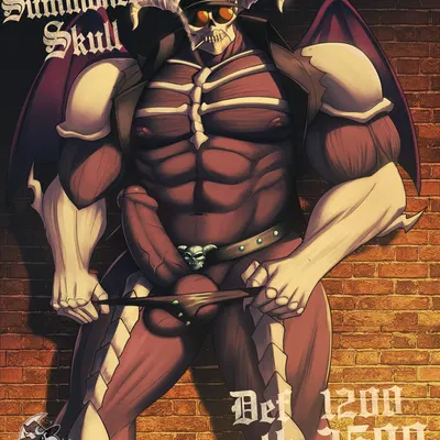 summoned skull (konami, yu-gi-oh!) created by elfein