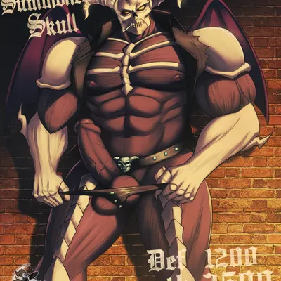 summoned skull (konami, yu-gi-oh!) created by elfein