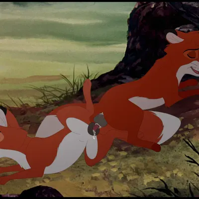 tod (tfath), vixey (tfath) (disney, the fox and the hound) created by kaion