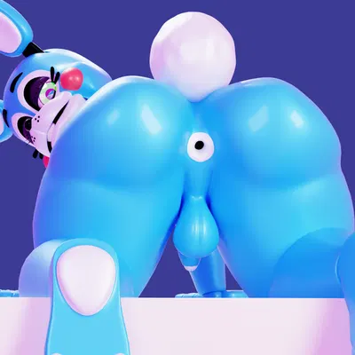 toy bonnie (fnaf) (five nights at freddy's, five nights at freddy's 2) created by d0ctorkalv