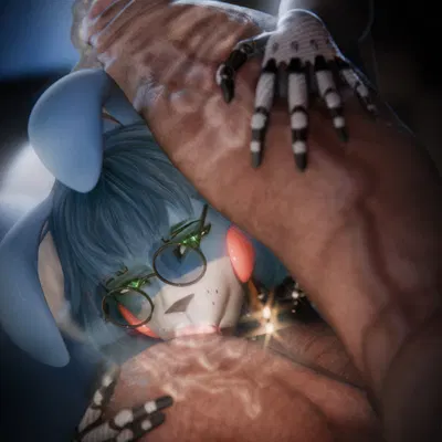 toy bonnie (fnaf) (five nights at freddy's, five nights at freddy's 2) created by sunr4y