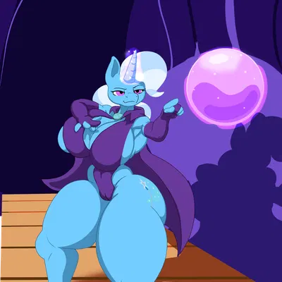 trixie (mlp) (friendship is magic, hasbro) created by zynda ae (artist)