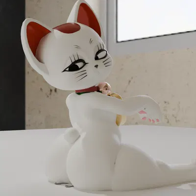 turbo granny (dandadan) (dandadan, maneki-neko) created by omananimations