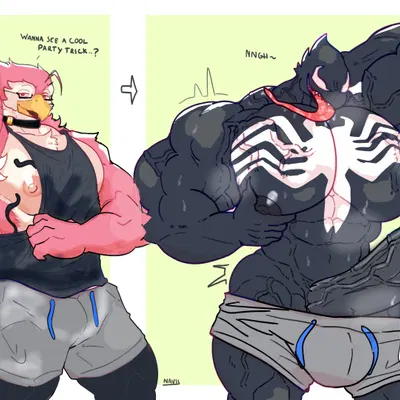venom (marvel) (marvel) created by majestictweive, neonavis