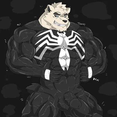 venom (marvel) (marvel) created by roulga