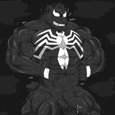venom (marvel) (marvel) created by roulga
