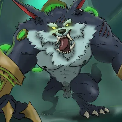 warwick (lol) (league of legends, mythology) created by howling4uwu