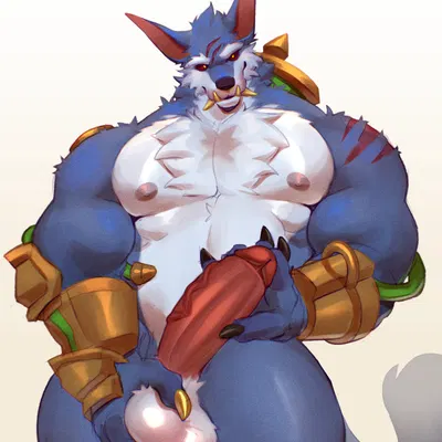 warwick (lol) (league of legends, riot games) created by snaftfc