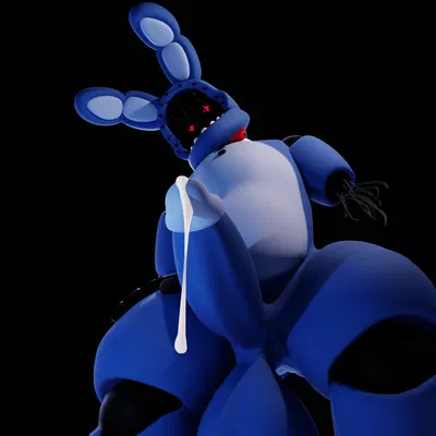 withered bonnie (fnaf) (five nights at freddy's, five nights at freddy's 2) created by d0ctorkalv