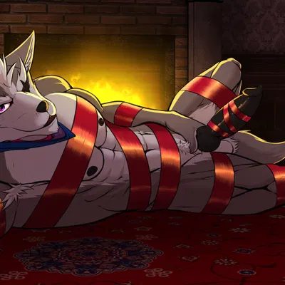 wolf o'donnell (christmas, nintendo) created by iudicium86