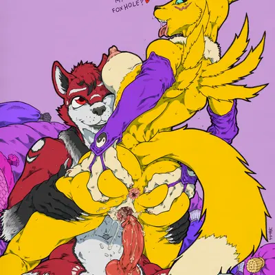 xavier (fox sinz) (bandai namco, digimon) created by coyotek