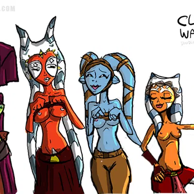 aayla secura, ahsoka tano, asajj ventress (star wars, star wars: the clone wars) created by elthegeneral